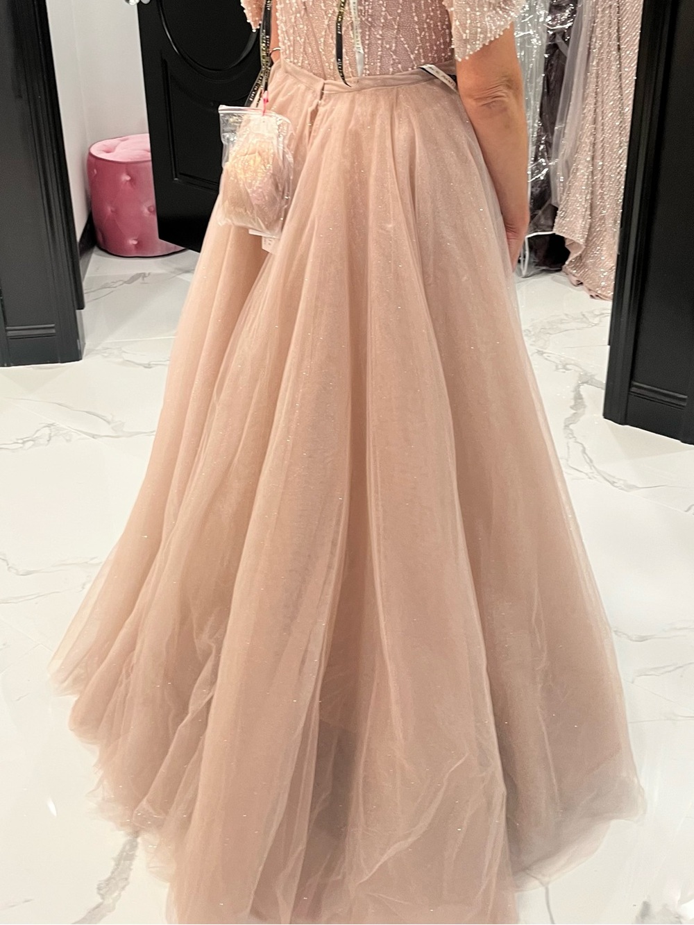 Pink OVERSKIRT ONLY